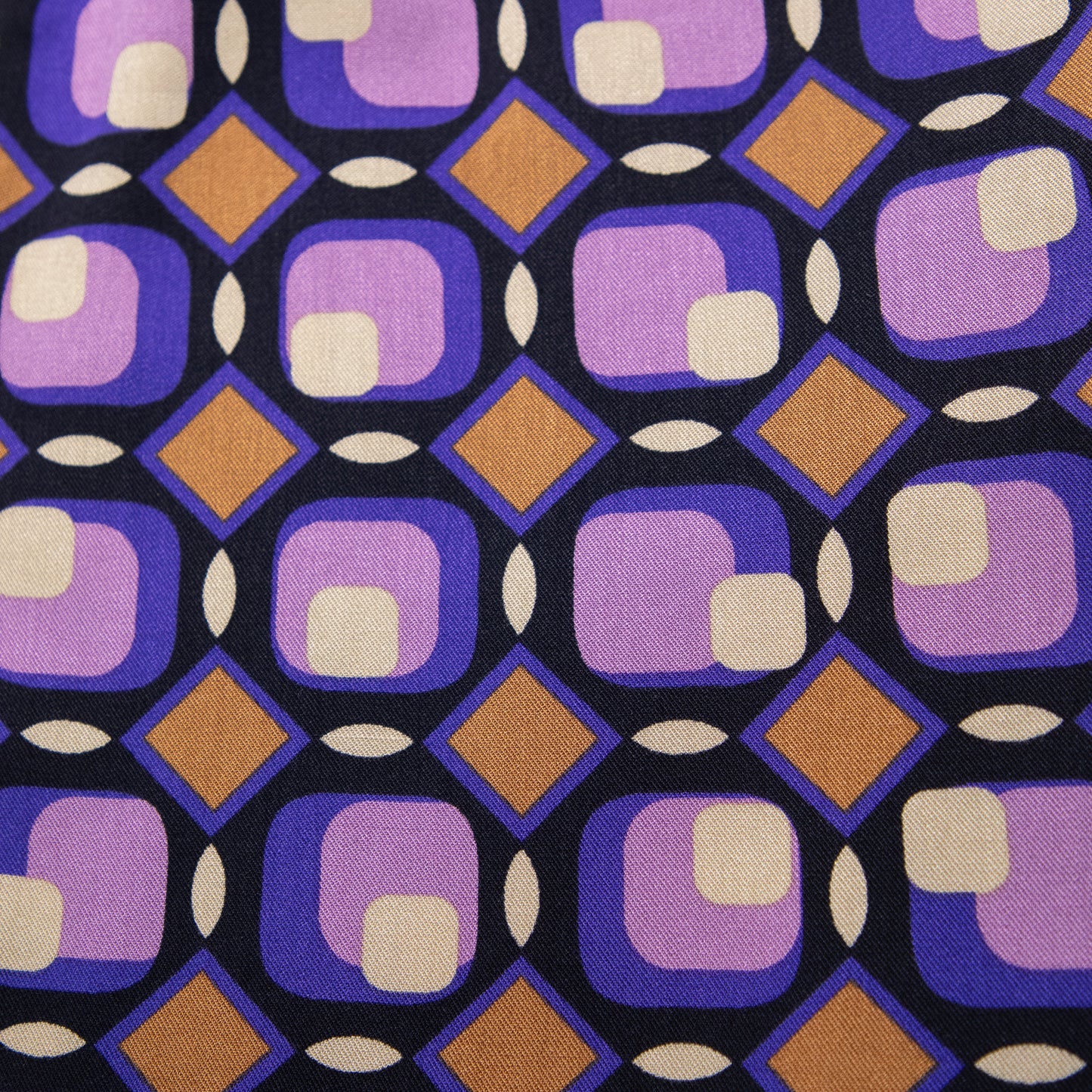 Donna Takım Geometrik Desenli Mor