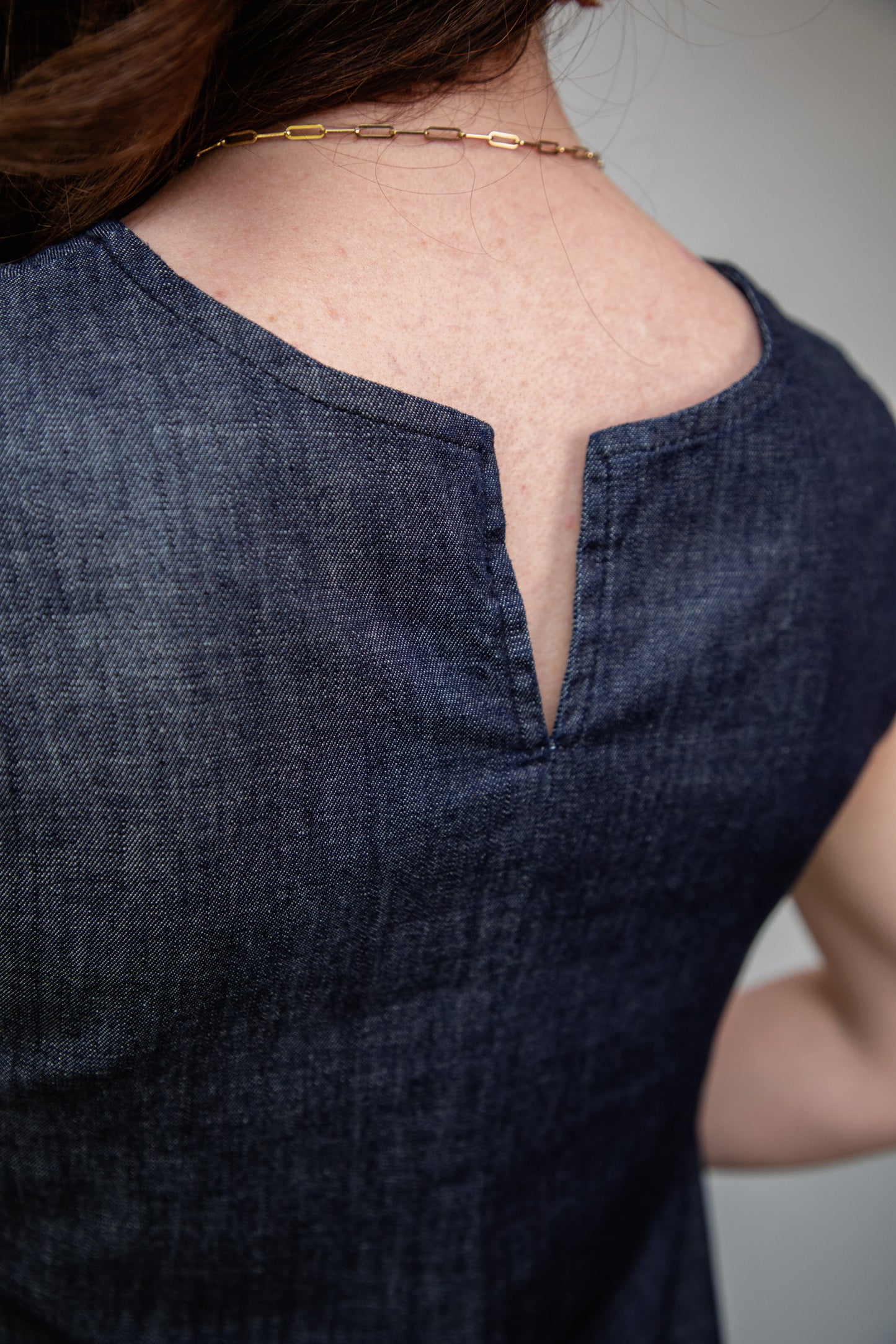 Sara Elbise Denim Kumaş
